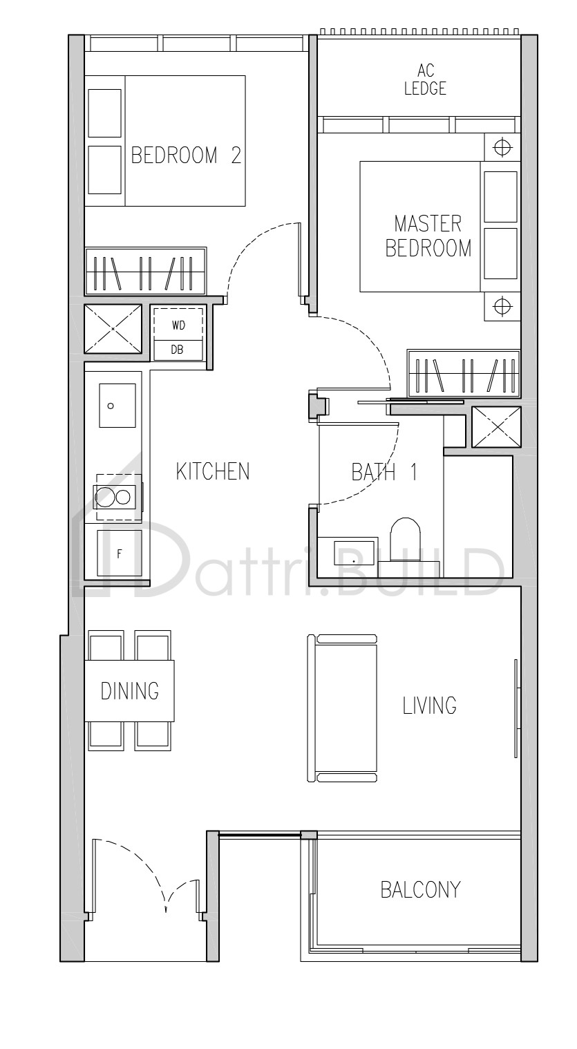 VAN HOLLAND B1 floorplan (watermarked)