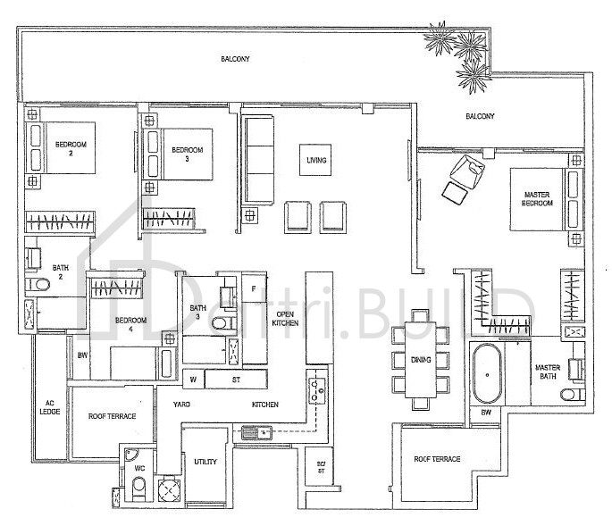WATERFRONT GOLD PH2 floorplan (watermarked)