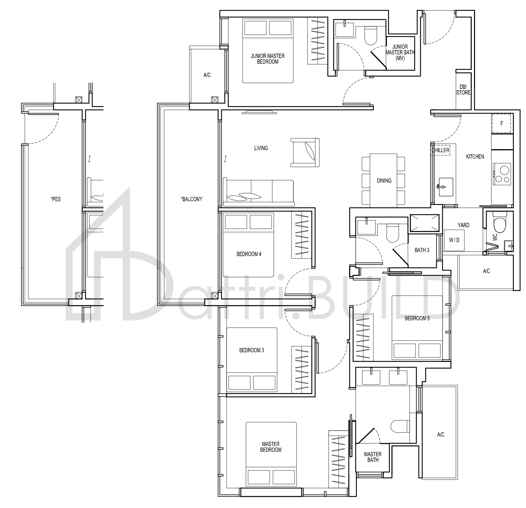 VIEW AT KISMIS G1 floorplan (watermarked)
