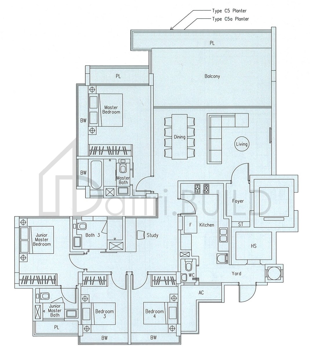 THE BEVERLY C5 floorplan (watermarked)