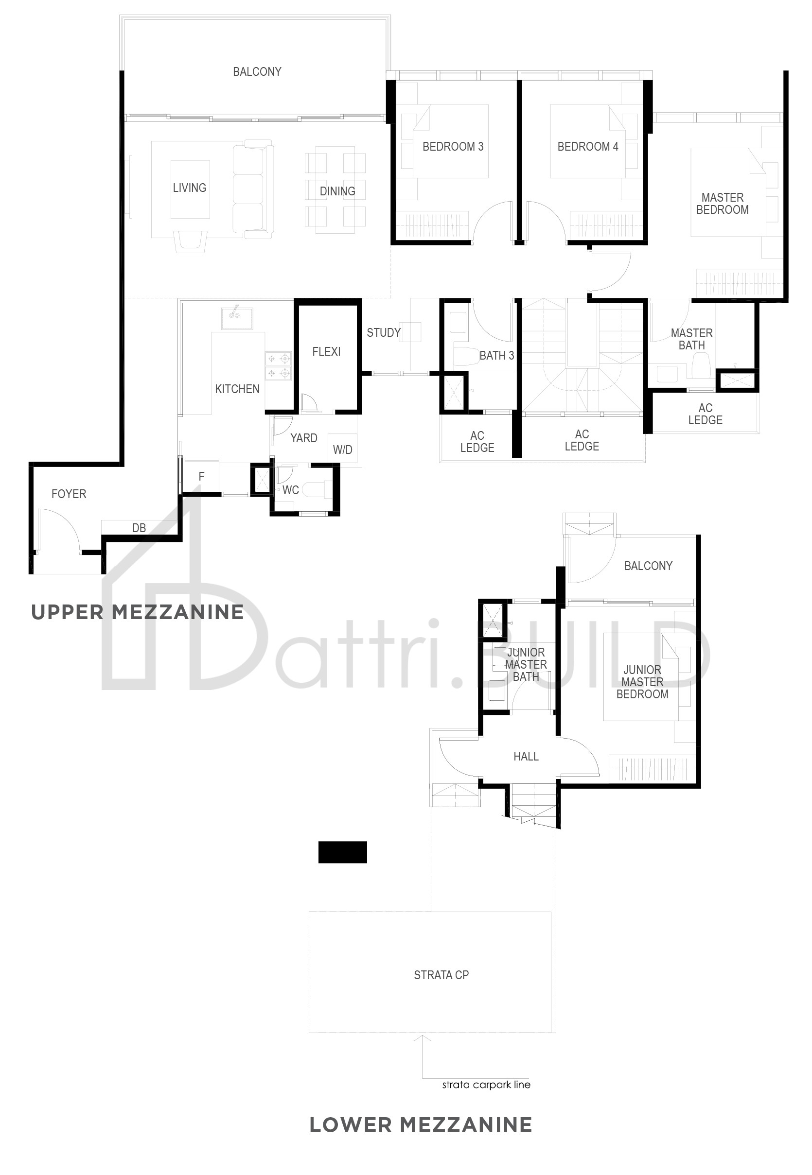 THE GAZANIA D1CM floorplan (watermarked)