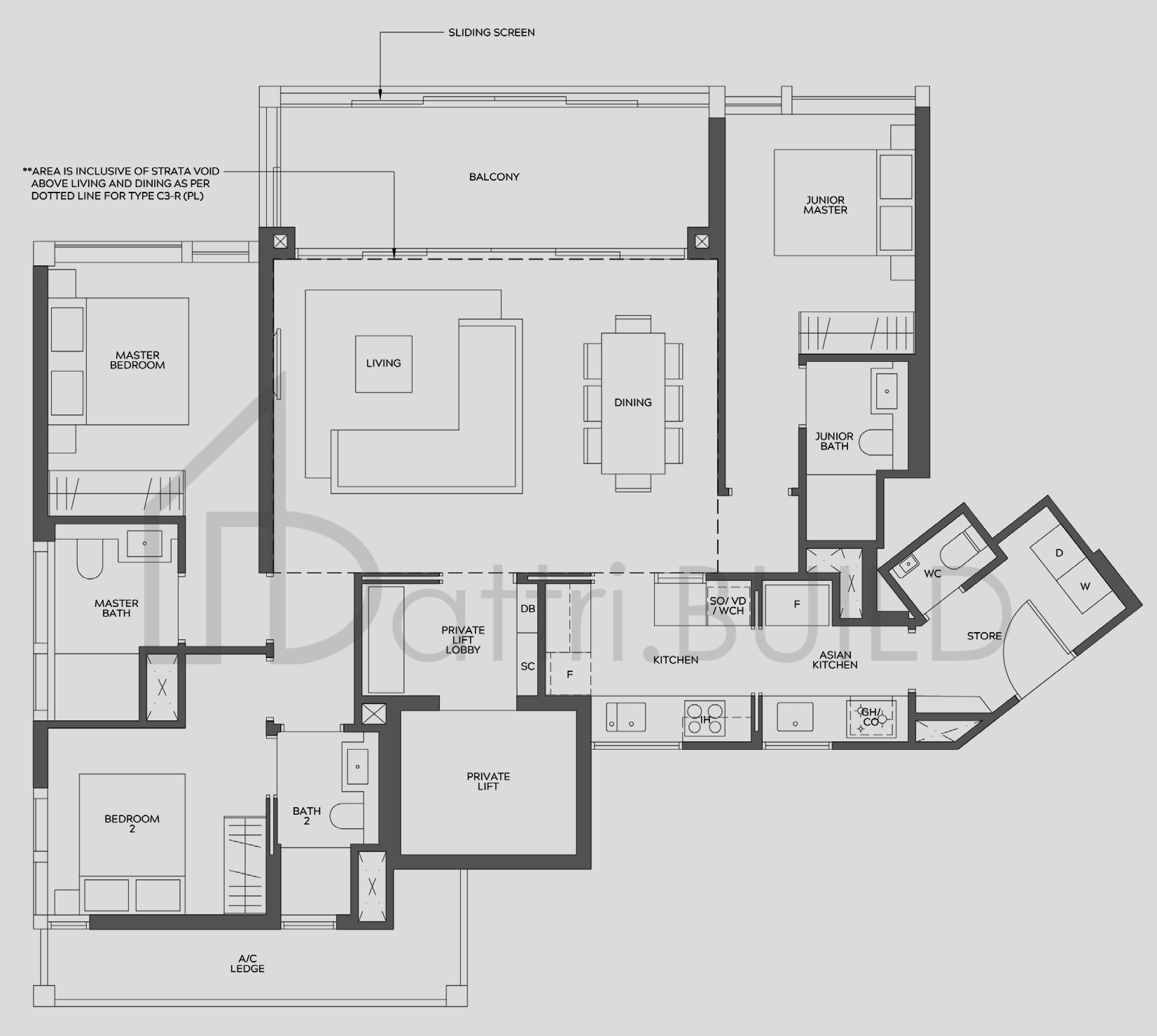 MEYER MANSION C3-R(PL) floorplan (watermarked)