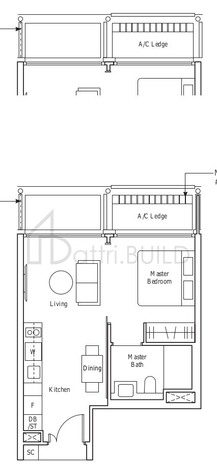 THE REEF AT KING'S DOCK A1g floorplan (watermarked)