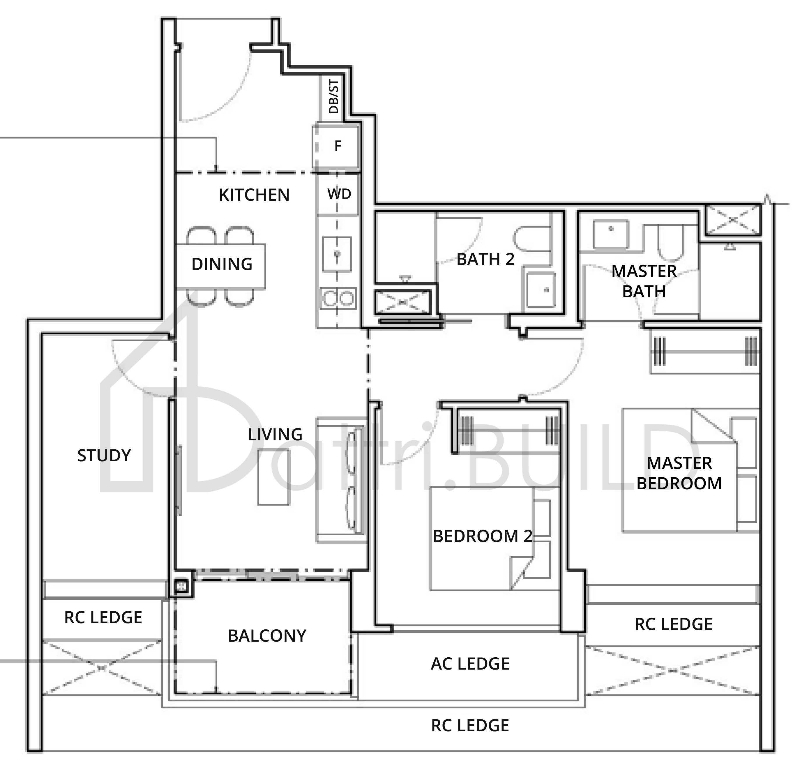 ONE NORTH EDEN B4 floorplan (watermarked)