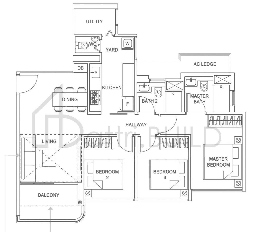 HUNDRED PALMS RESIDENCES C3 floorplan (watermarked)