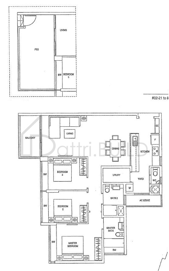 WATERFRONT GOLD C3 floorplan (watermarked)