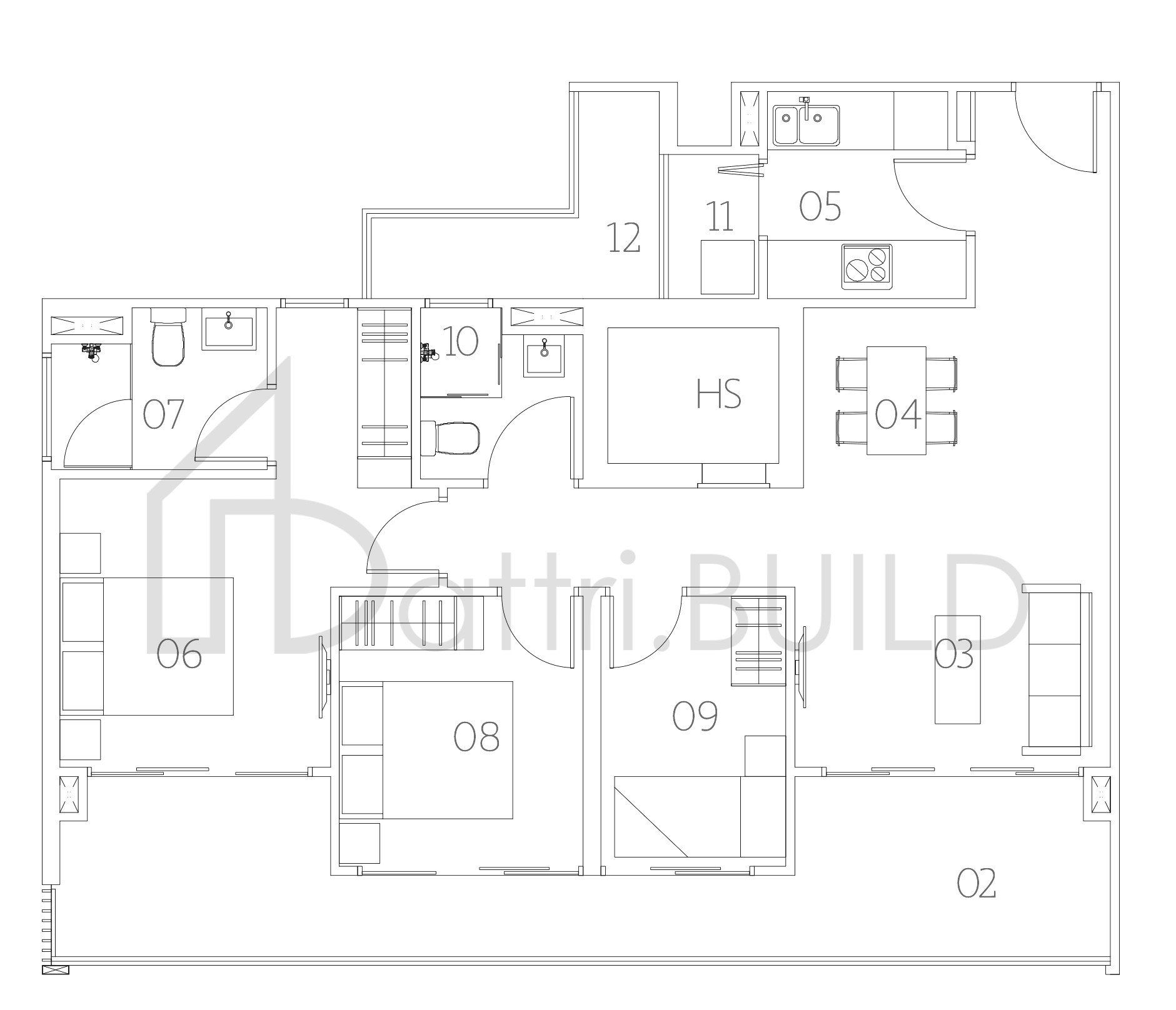 VILLAGE @ PASIR PANJANG B3 floorplan (watermarked)