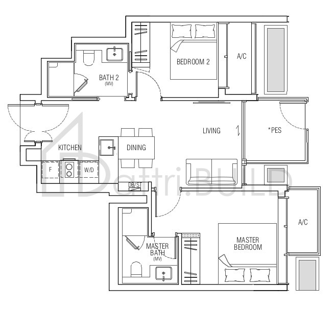 JERVOIS MANSION B1-G floorplan (watermarked)