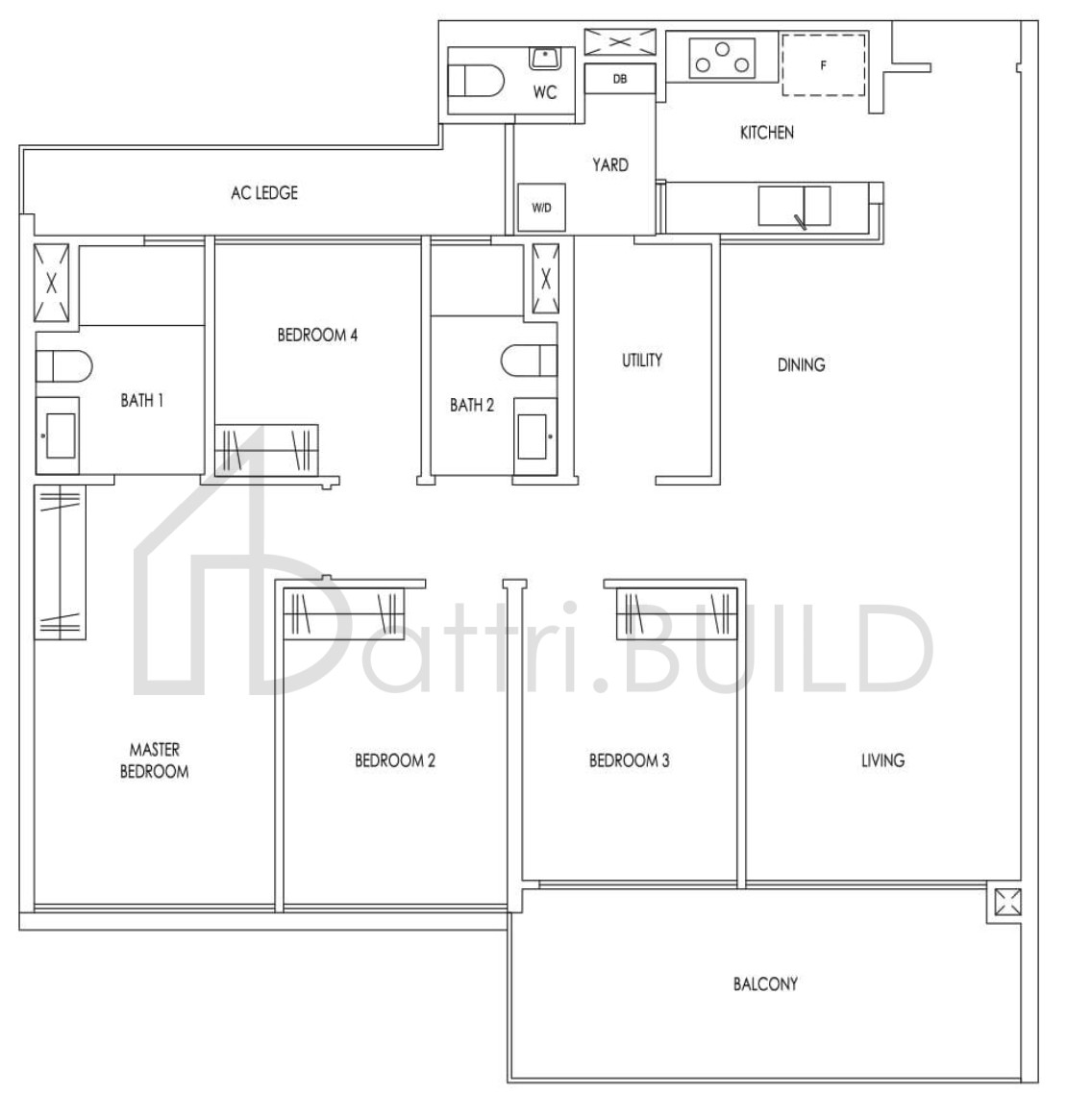 TREASURE AT TAMPINES D5P floorplan (watermarked)