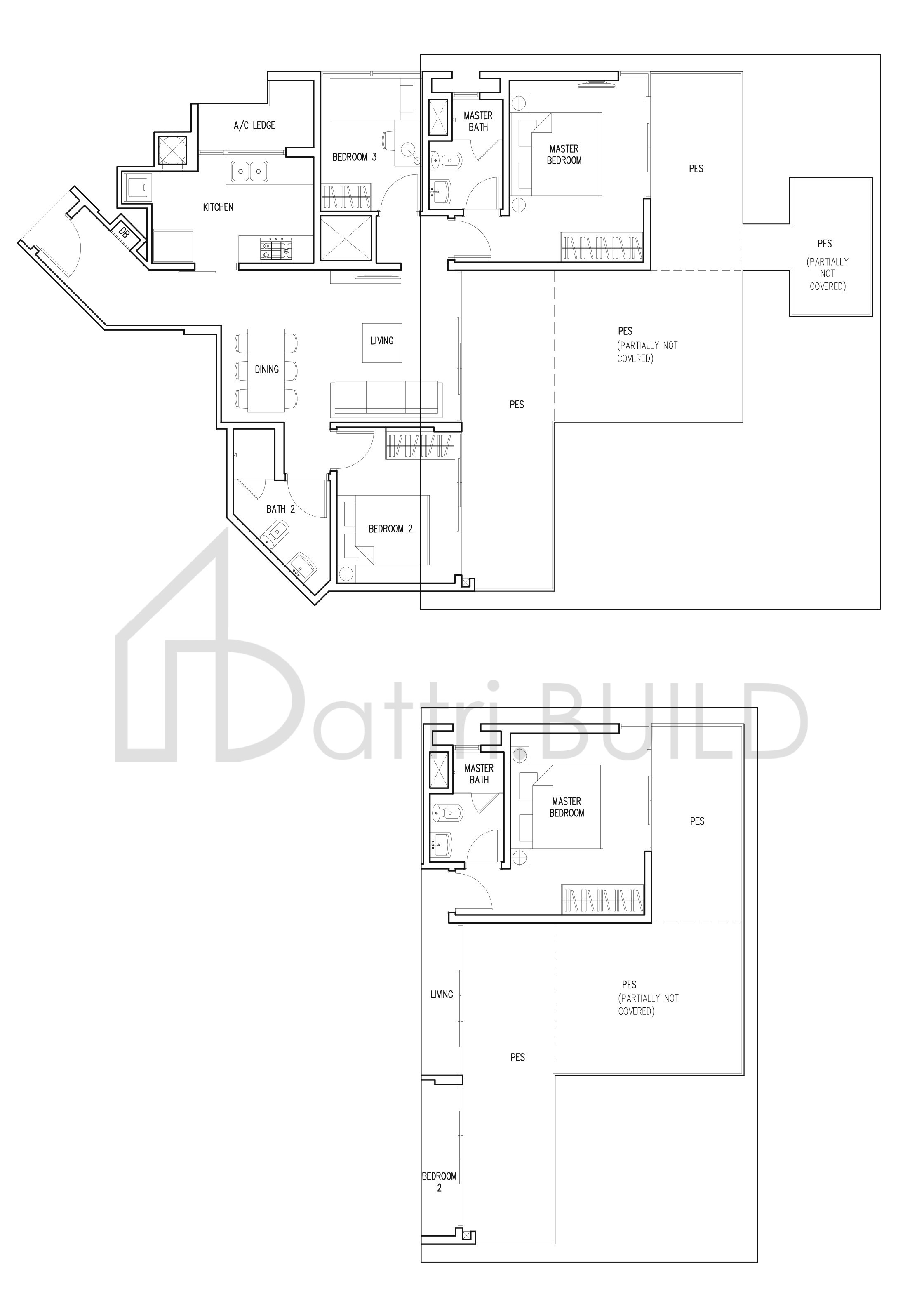 THE MILTONIA RESIDENCES C1-Gb floorplan (watermarked)