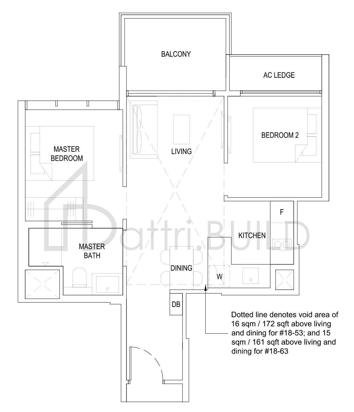 THE FLORENCE RESIDENCES 2C2(PH) floorplan (watermarked)