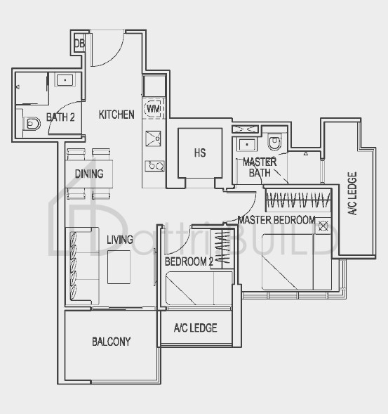 26 NEWTON B1 floorplan (watermarked)
