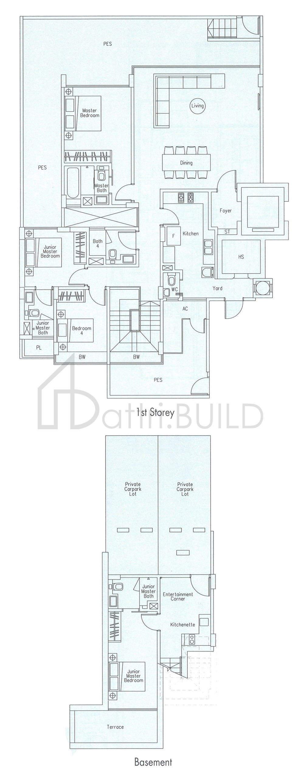 THE BEVERLY C1f-G floorplan (watermarked)