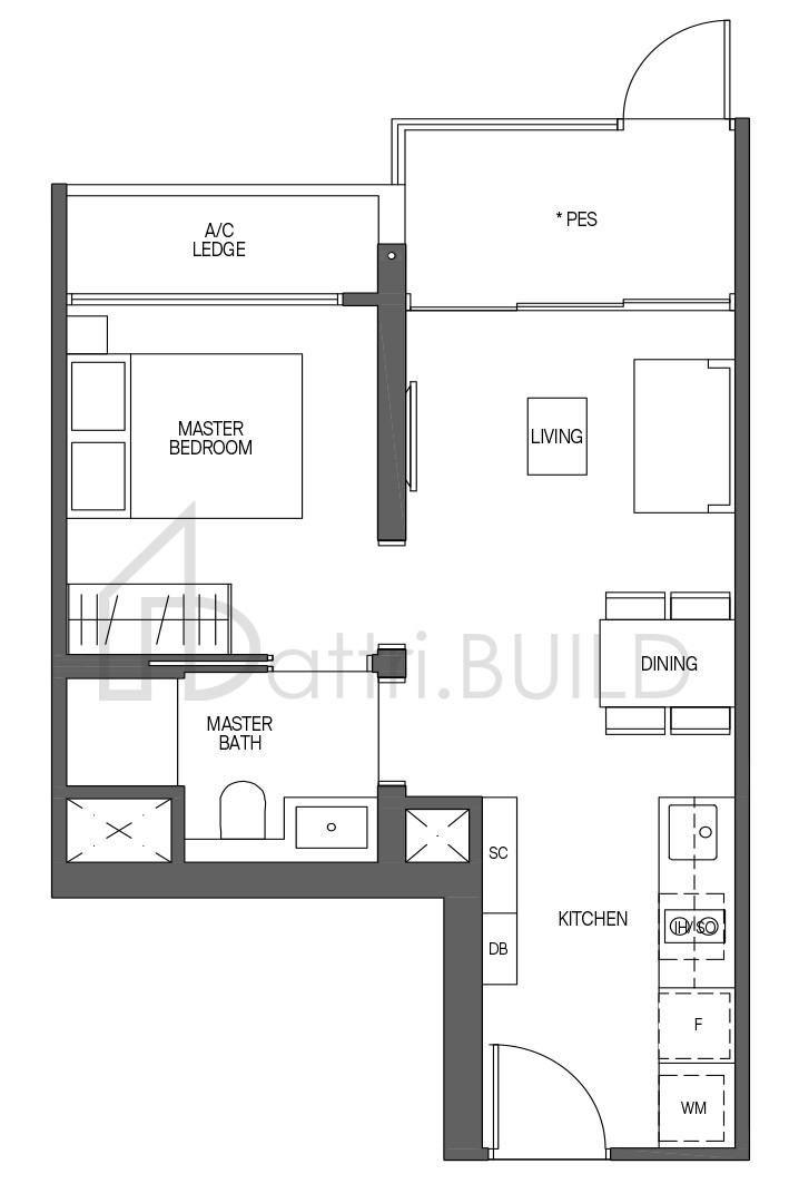 MIDTOWN MODERN A4-G floorplan (watermarked)