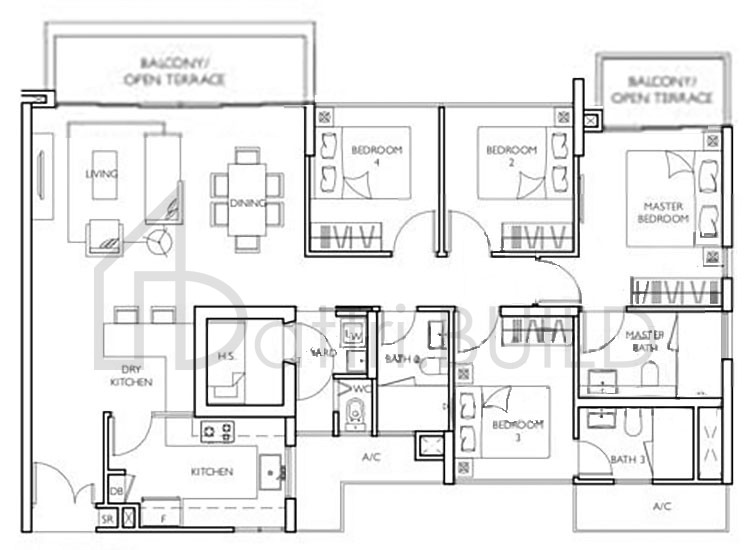 PRIVE E1-b2a floorplan (watermarked)