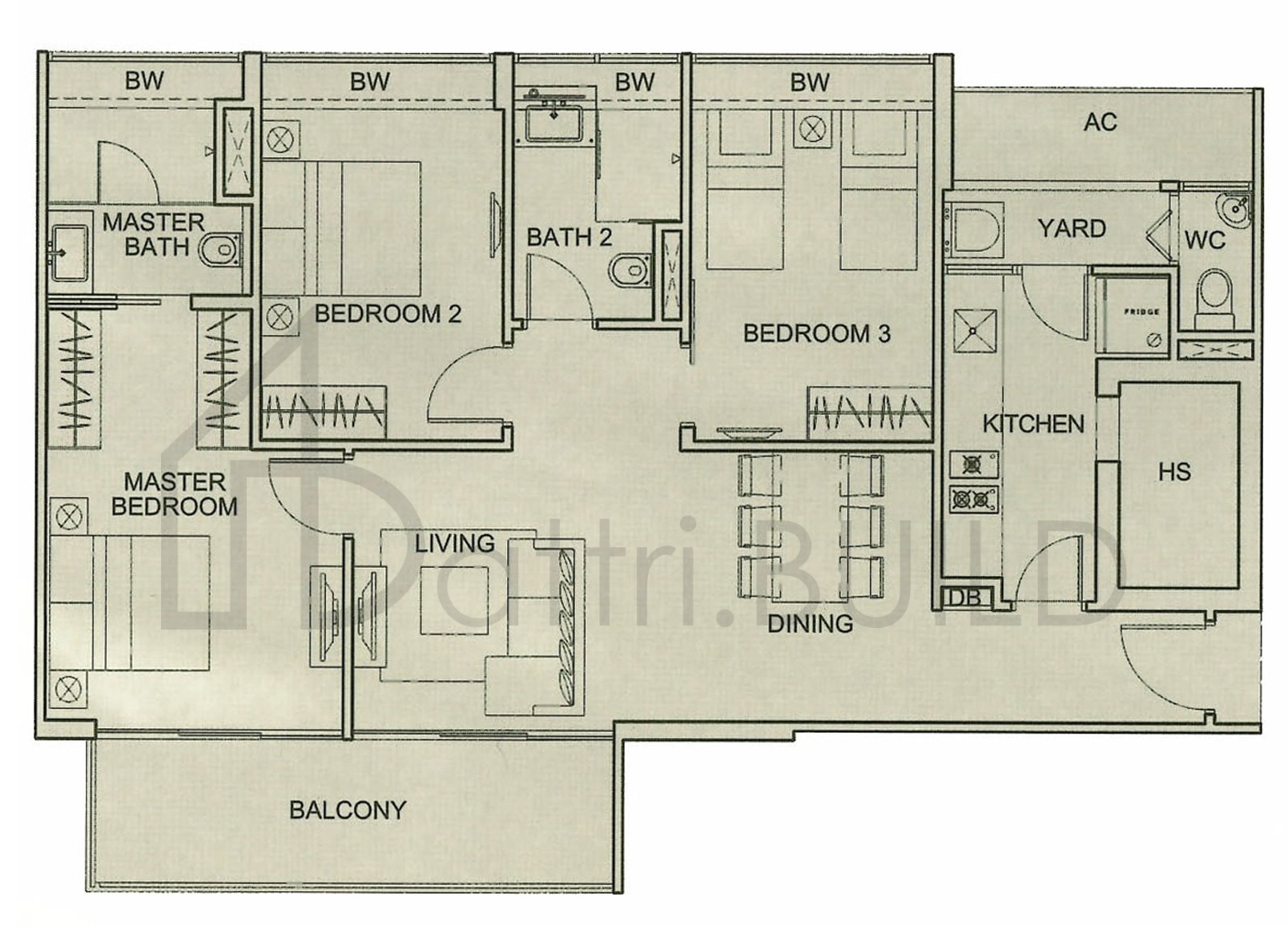 BLUWATERS 2 C floorplan (watermarked)