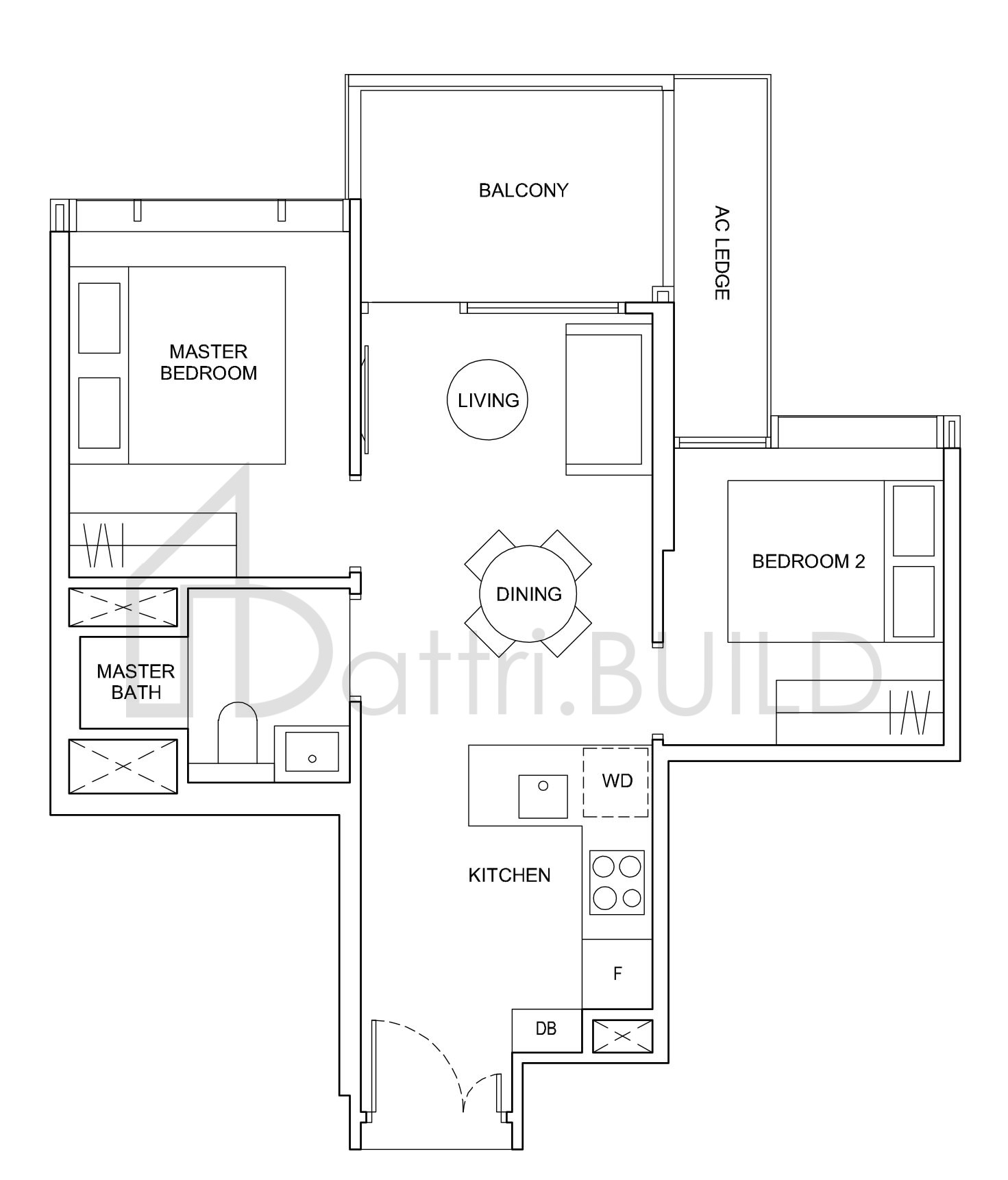 HYLL ON HOLLAND A2 floorplan (watermarked)
