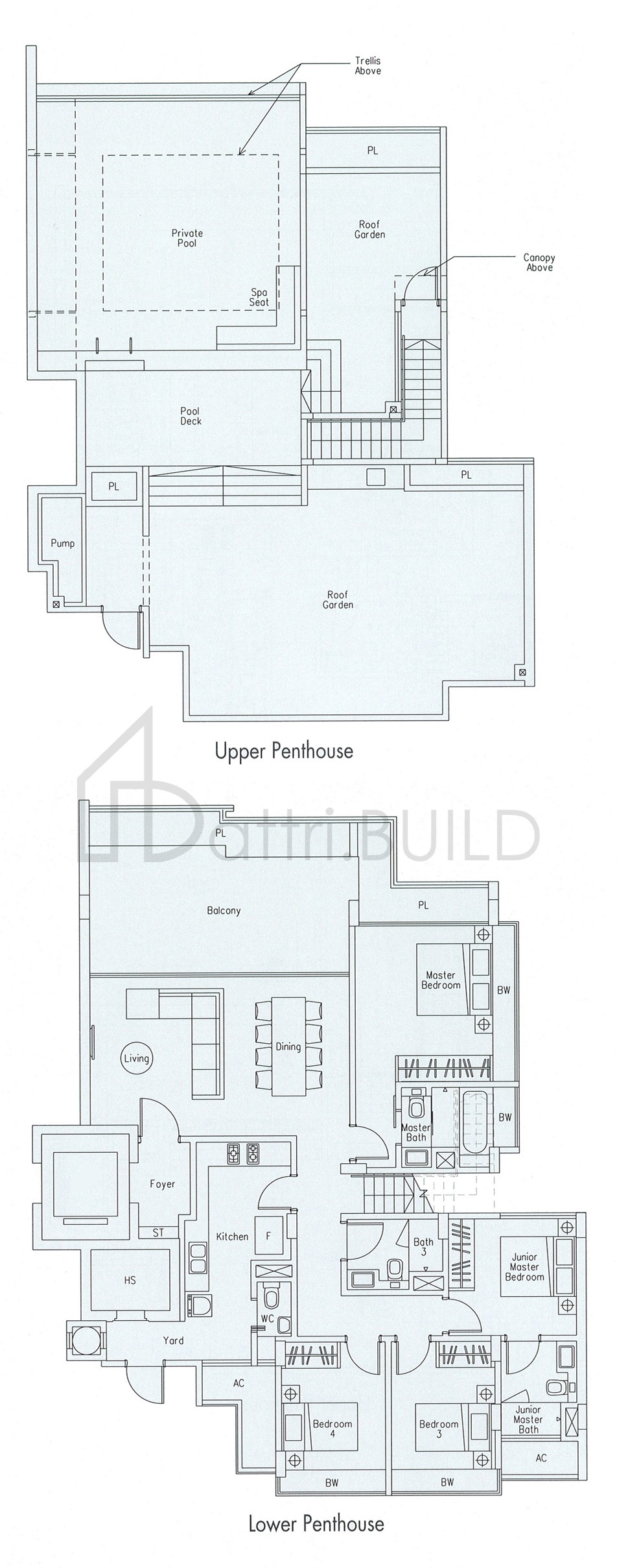 THE BEVERLY C6a-P floorplan (watermarked)