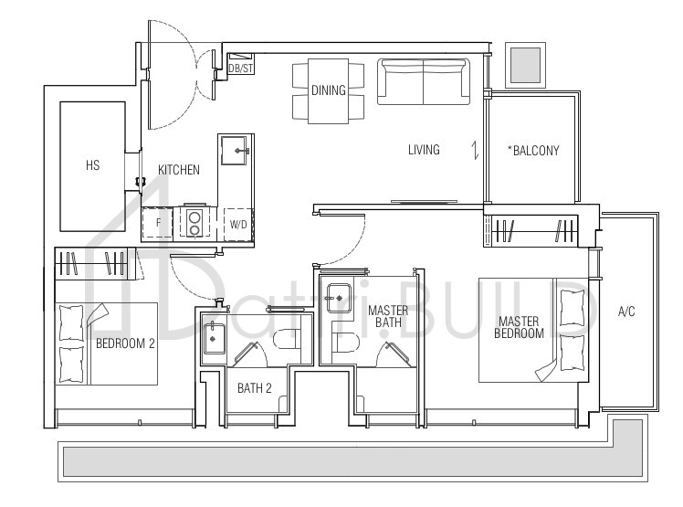 JERVOIS MANSION B2 floorplan (watermarked)
