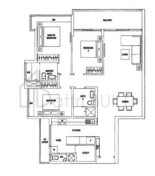 WATERFRONT GOLD C6 floorplan (watermarked)