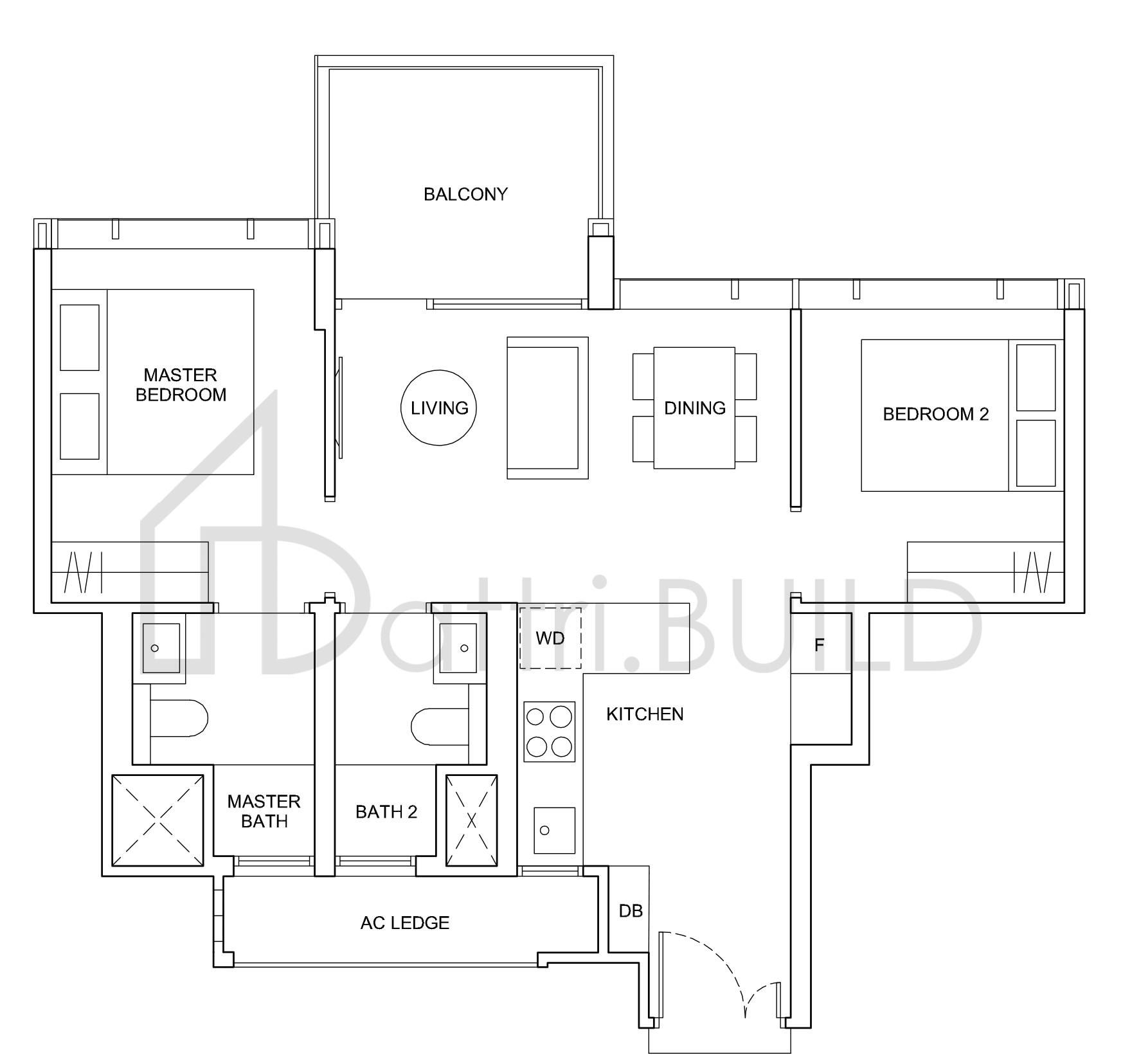 HYLL ON HOLLAND D1 floorplan (watermarked)