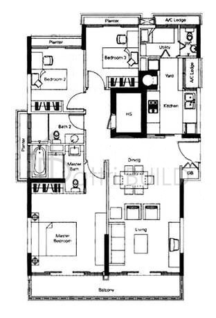 LEONIE HILL RESIDENCES A1 floorplan (watermarked)