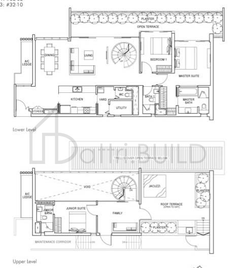 THE ARTE PH1 floorplan (watermarked)