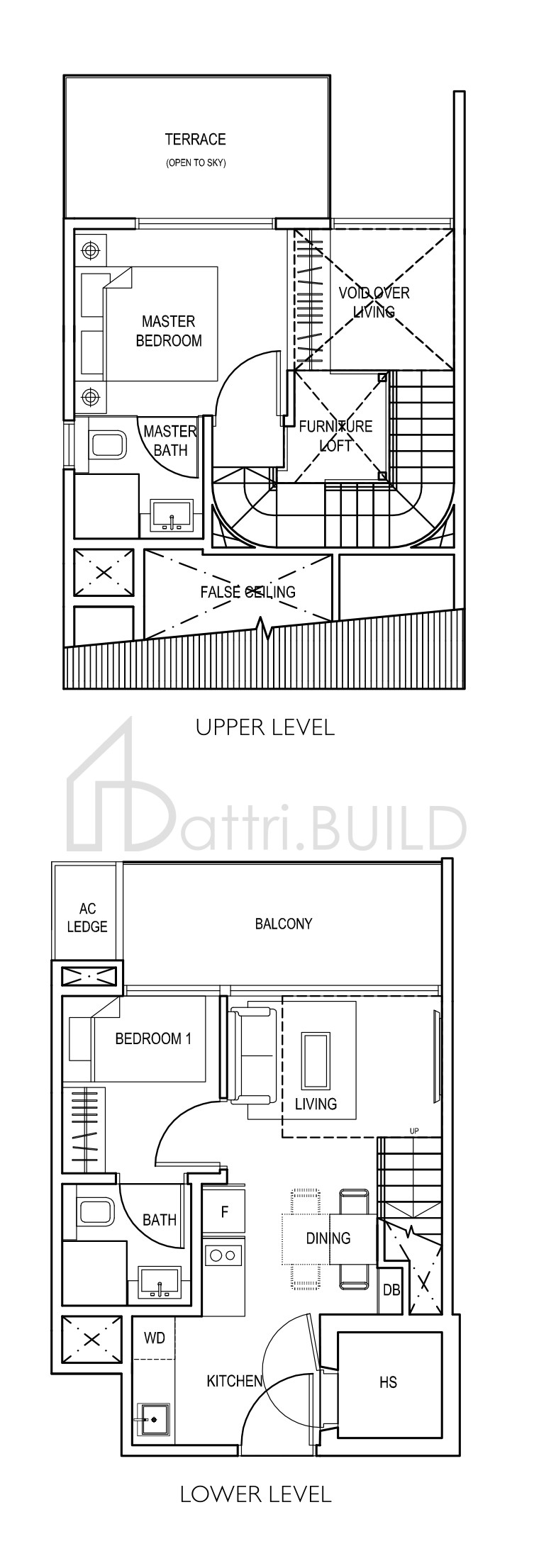 THE CREEK @ BUKIT A2ph floorplan (watermarked)