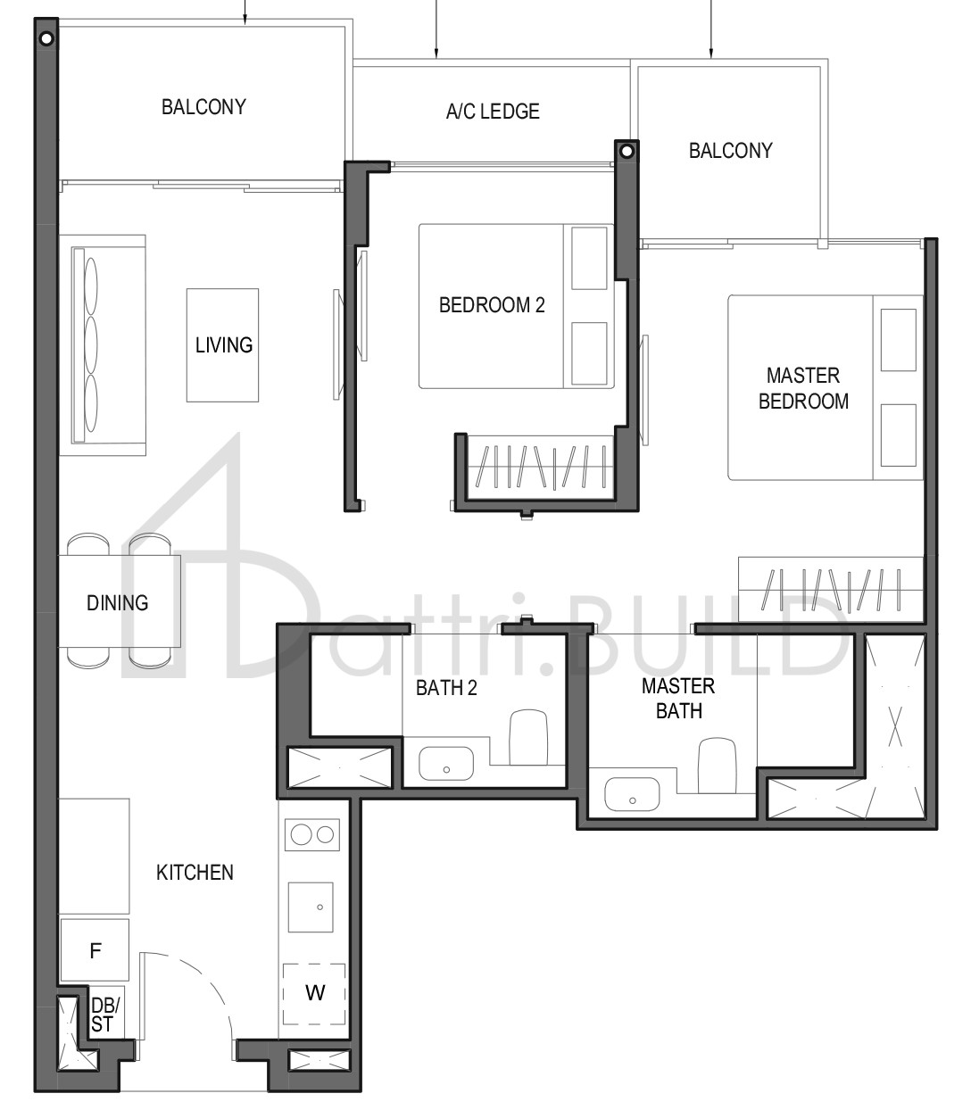 PARC KOMO 2D2 floorplan (watermarked)
