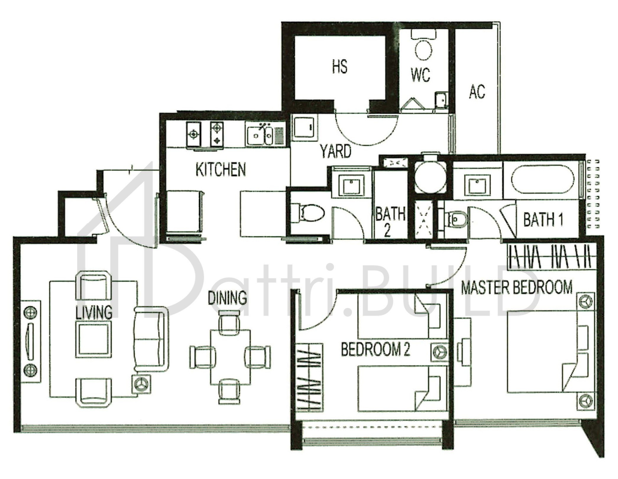 BELMOND GREEN A1a floorplan (watermarked)