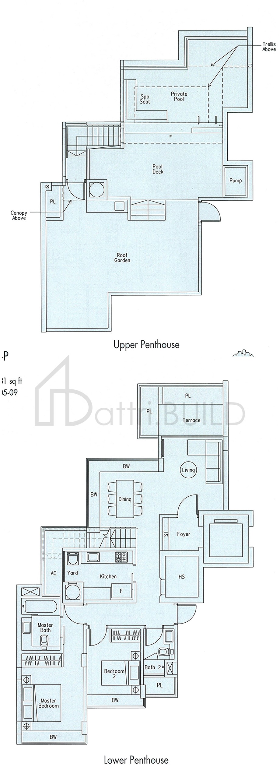 THE BEVERLY A2a-P floorplan (watermarked)