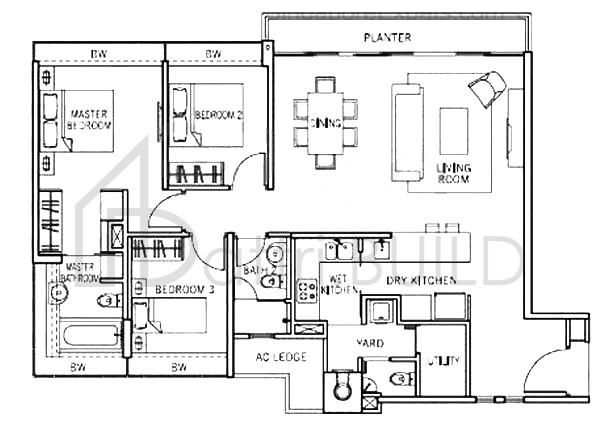 THE CENTRIS C1 floorplan (watermarked)