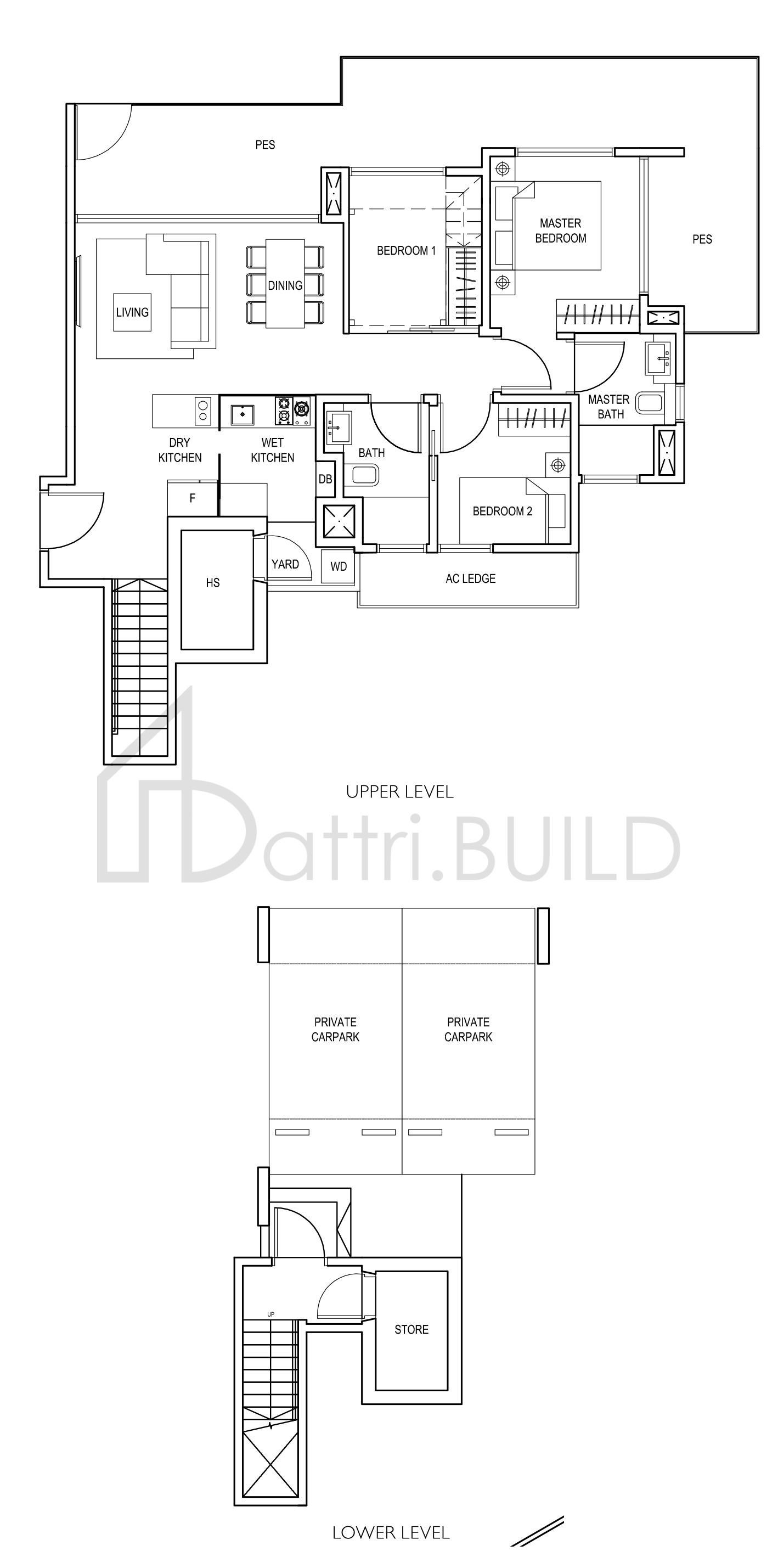 THE CREEK @ BUKIT C3m2 floorplan (watermarked)