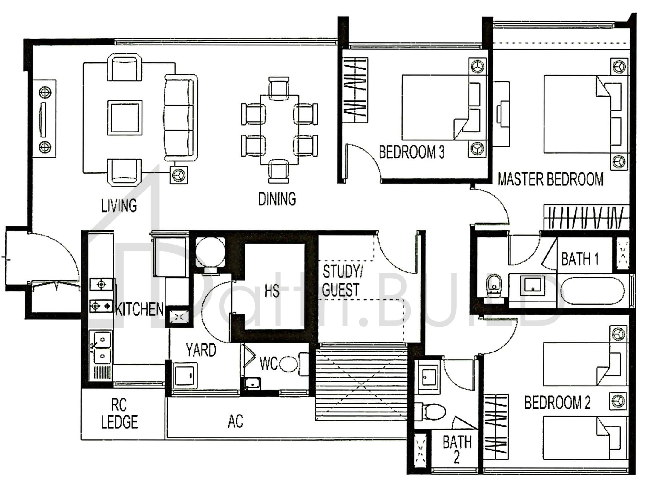 BELMOND GREEN D1b floorplan (watermarked)
