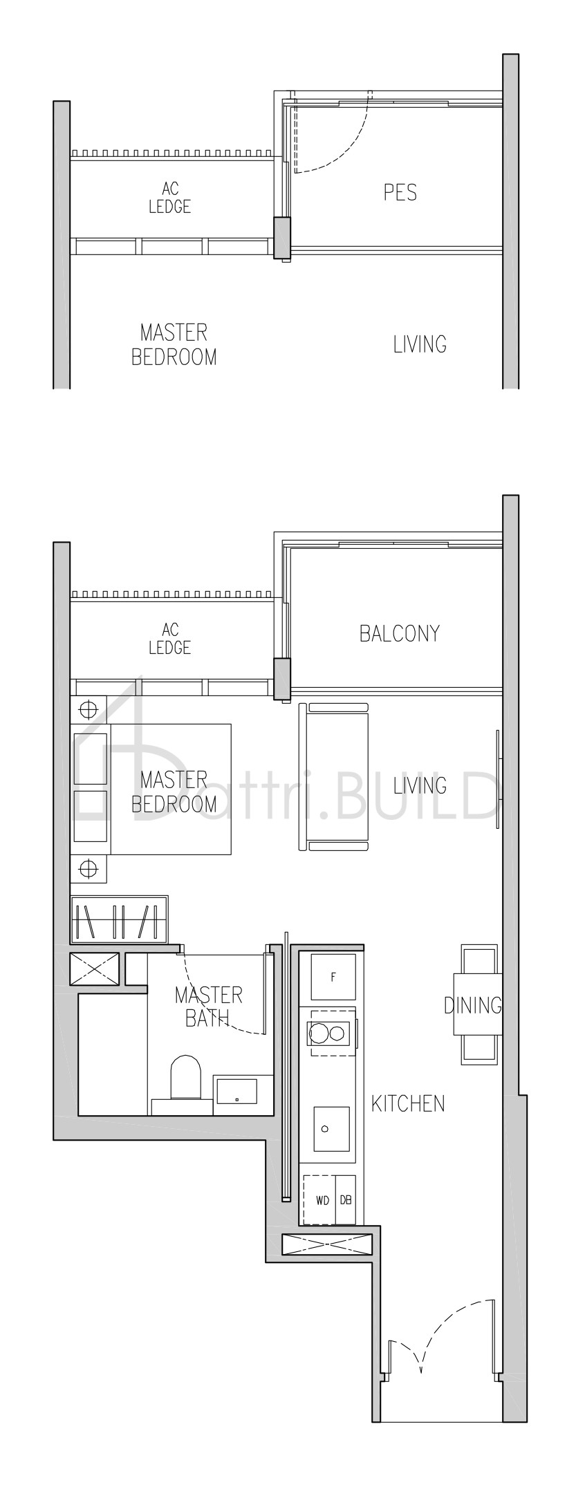 VAN HOLLAND A1p floorplan (watermarked)