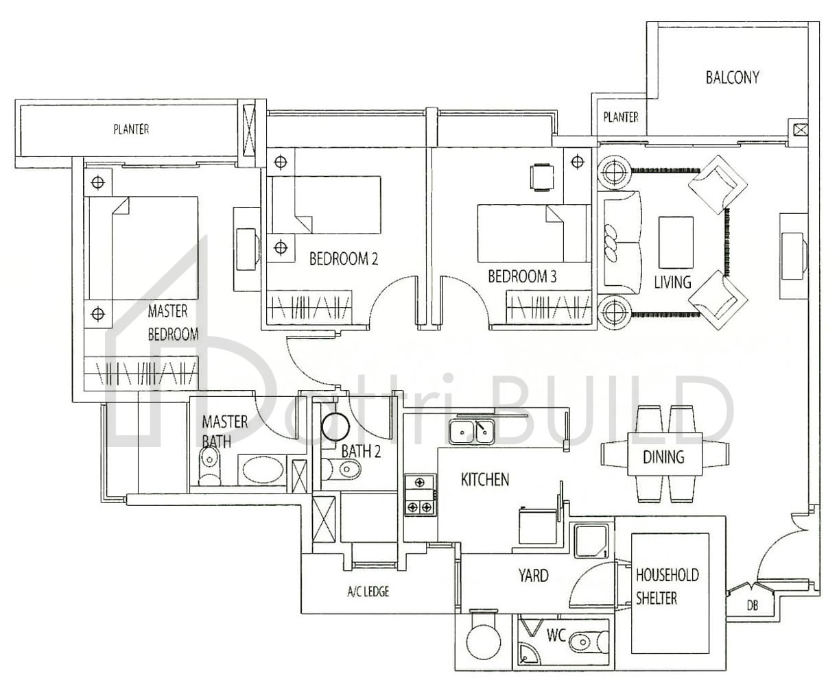 TANGERINE GROVE B1d floorplan (watermarked)