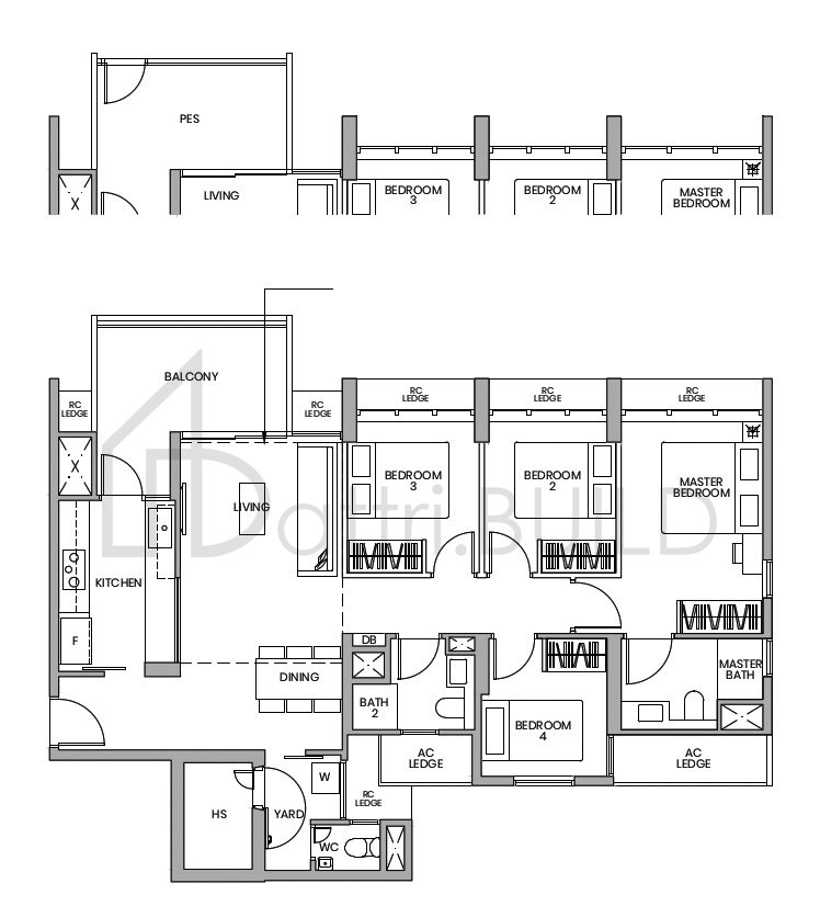 PARC GREENWICH D2-P floorplan (watermarked)