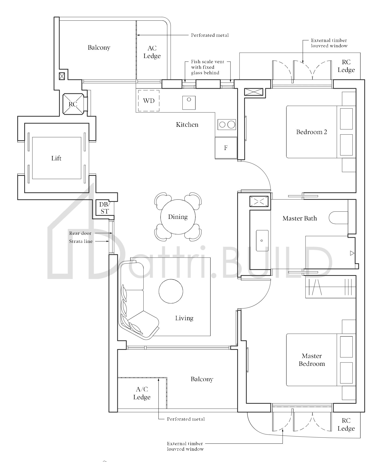 AVENUE SOUTH RESIDENCE BC1 floorplan (watermarked)