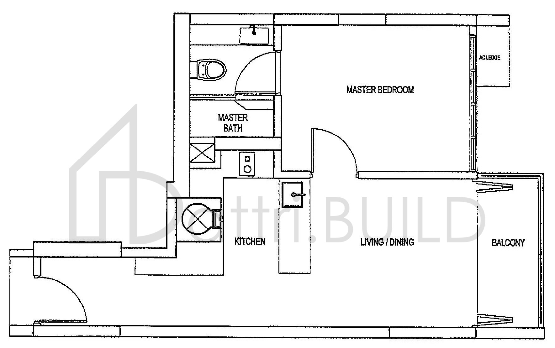 SEAHILL A2 floorplan (watermarked)