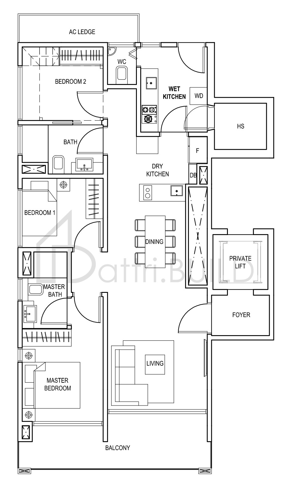 THE CREEK @ BUKIT C5 floorplan (watermarked)