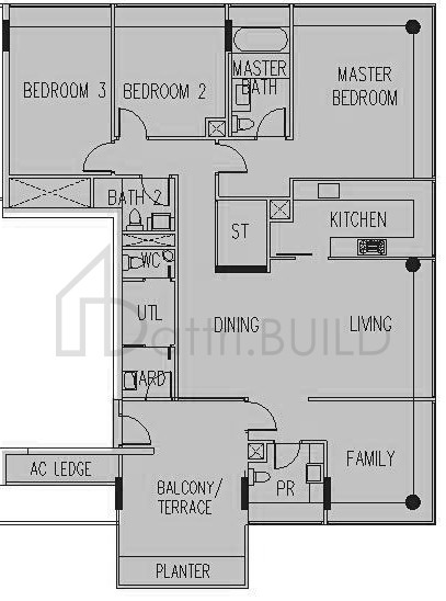 THE INTERLACE C1(197) floorplan (watermarked)