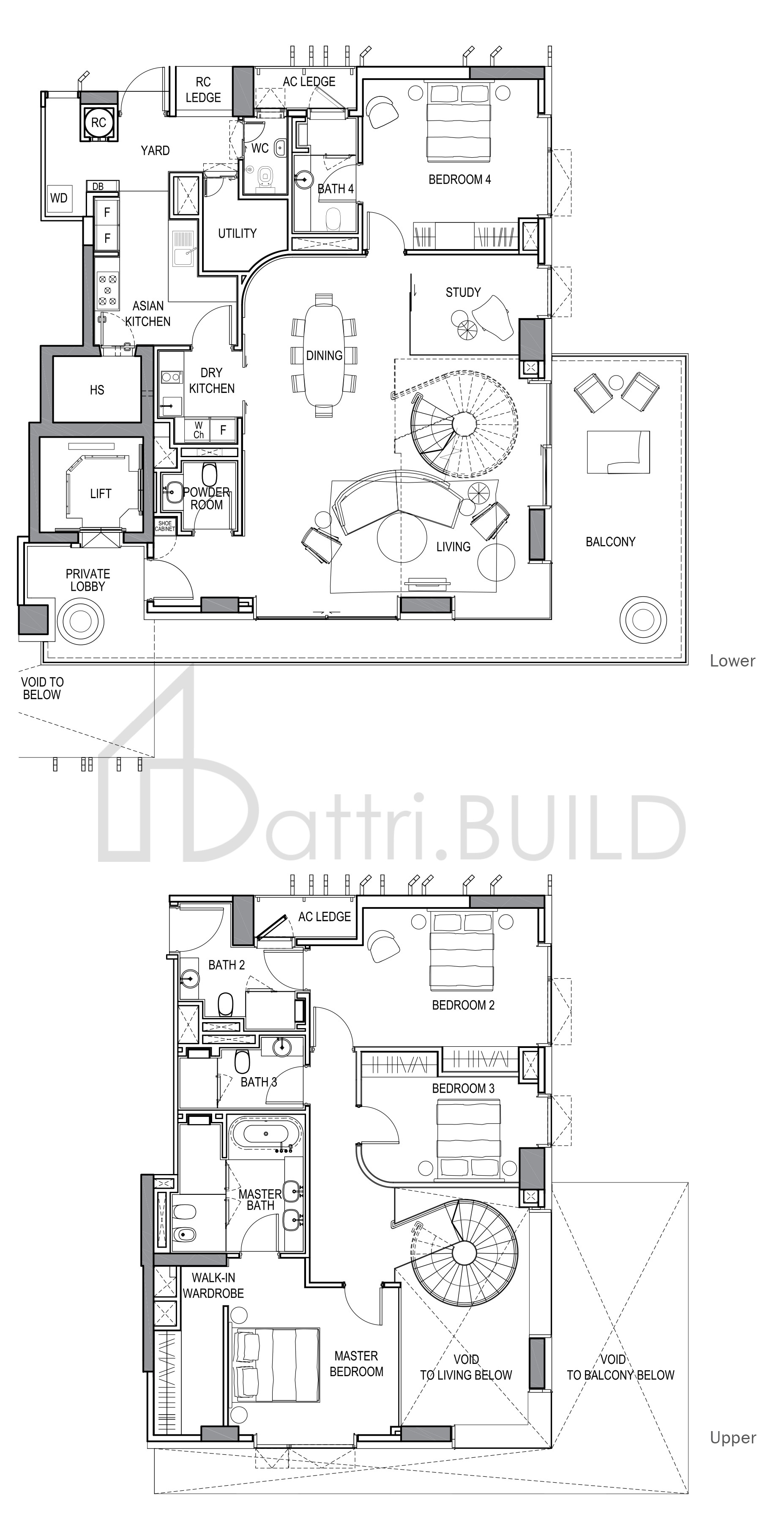 3 ORCHARD BY-THE-PARK C1-b2 floorplan (watermarked)