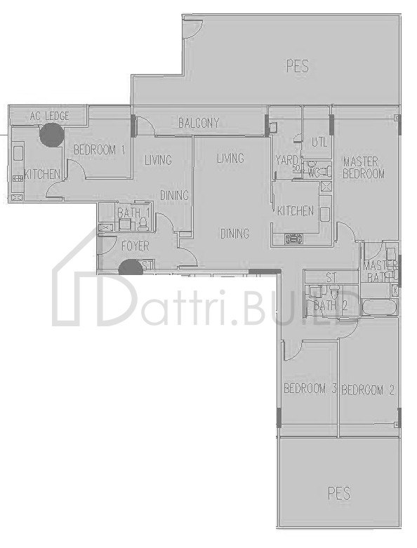 THE INTERLACE E1(P)(272) floorplan (watermarked)