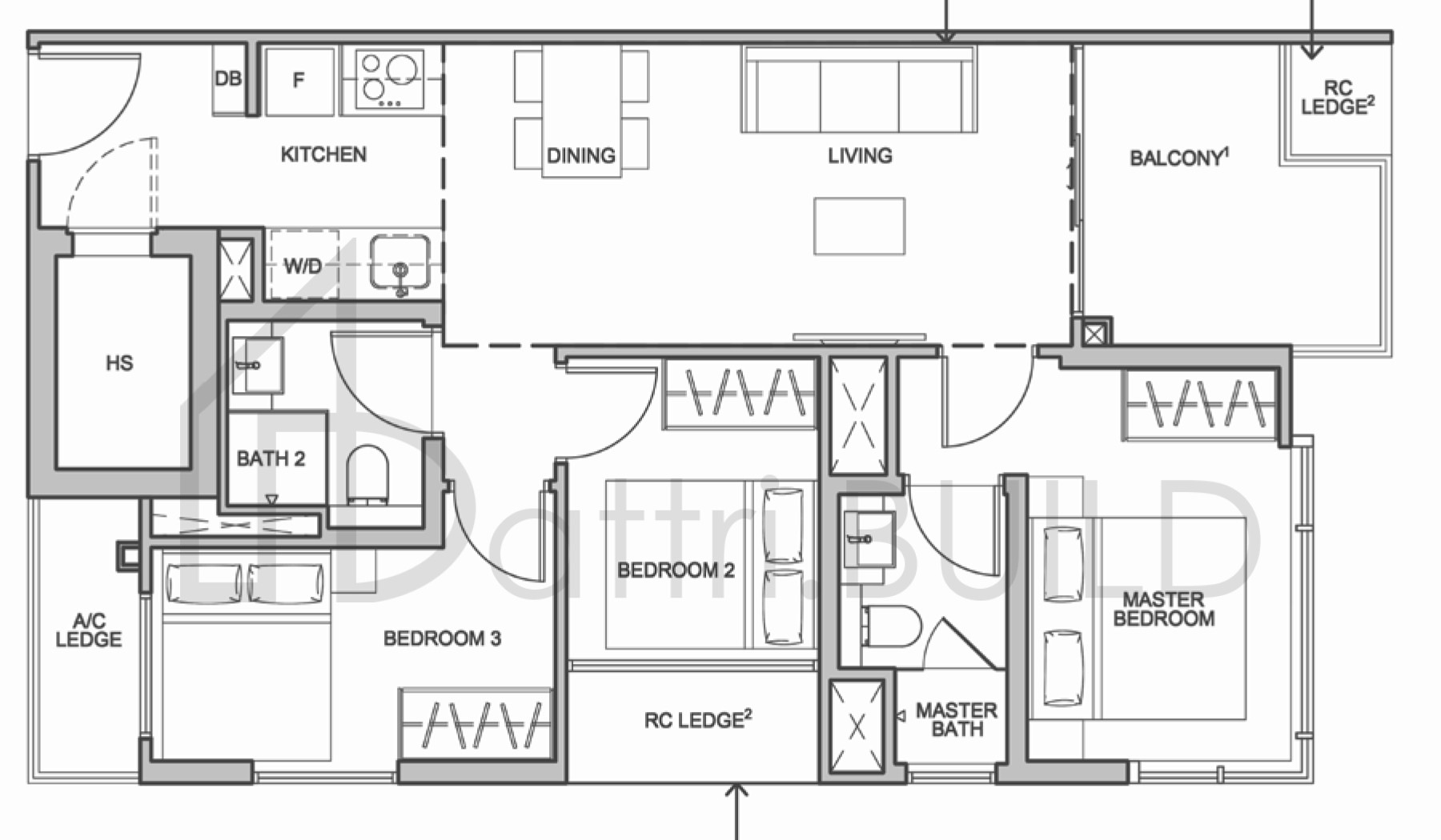 THE ADDITION B2-H floorplan (watermarked)