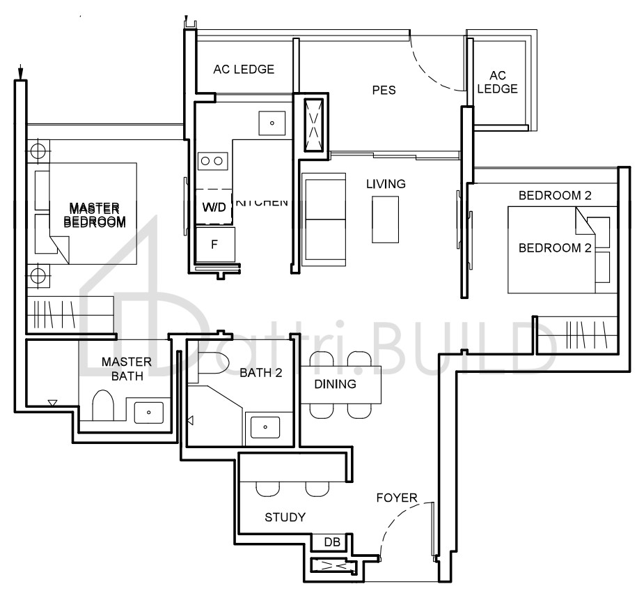 FORETT AT BUKIT TIMAH BS5a(p) floorplan (watermarked)