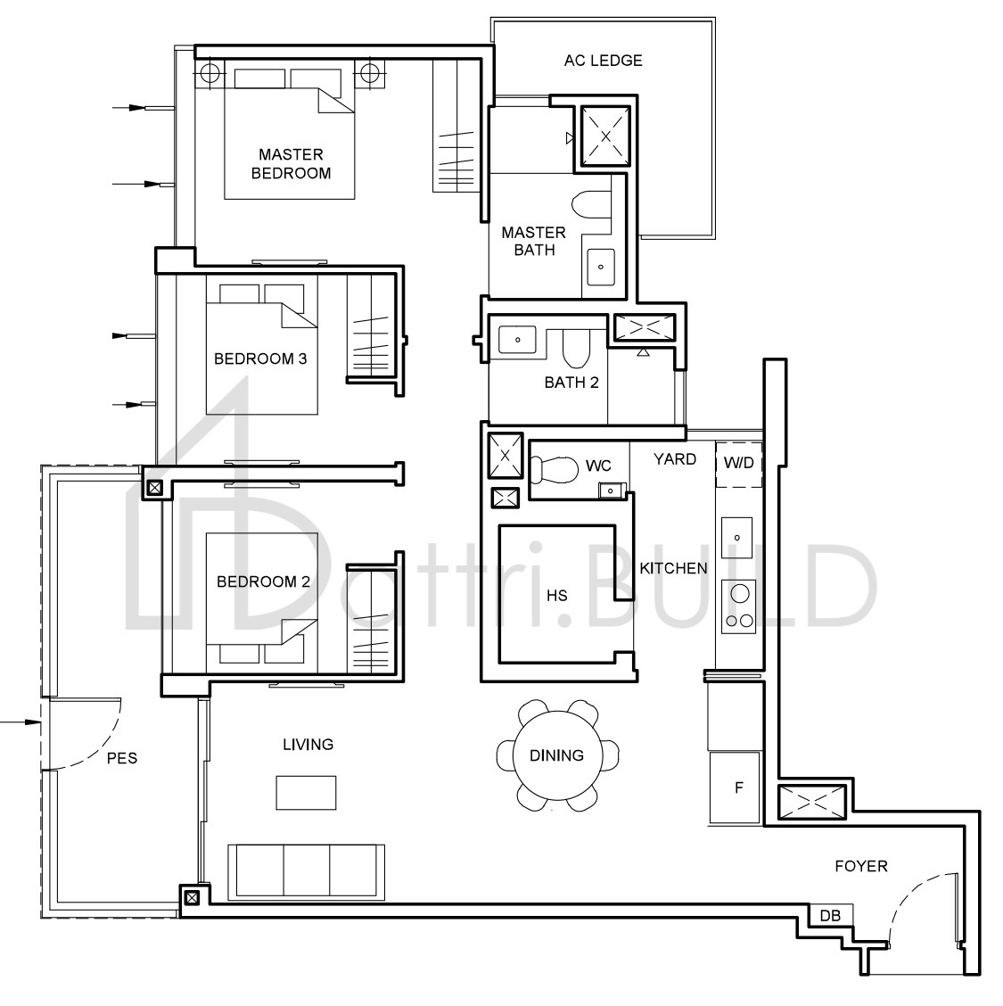 FORETT AT BUKIT TIMAH C4(pd) floorplan (watermarked)