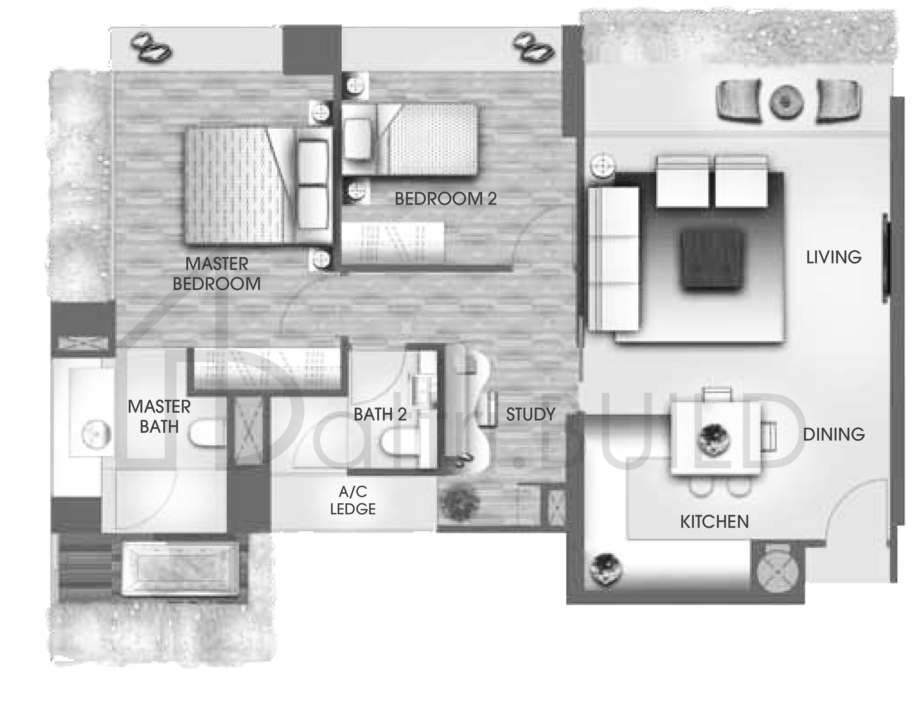L'VIV B1 floorplan (watermarked)