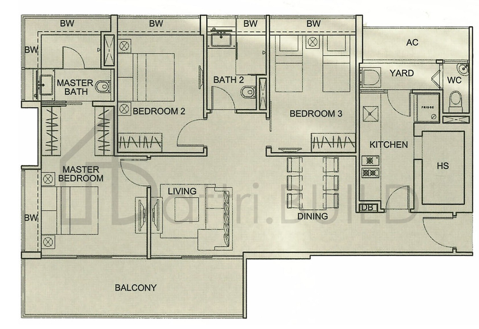 BLUWATERS 2 C2 floorplan (watermarked)