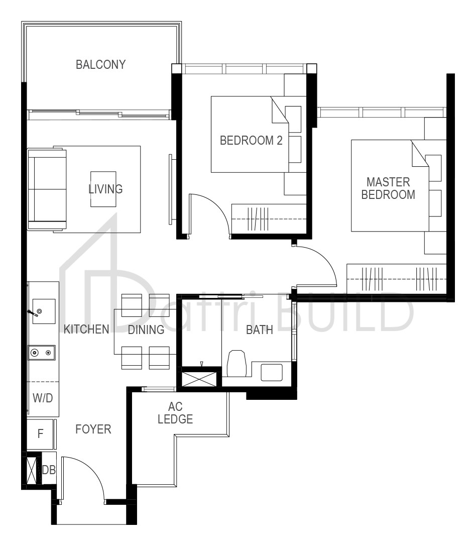 THE GAZANIA B3P floorplan (watermarked)