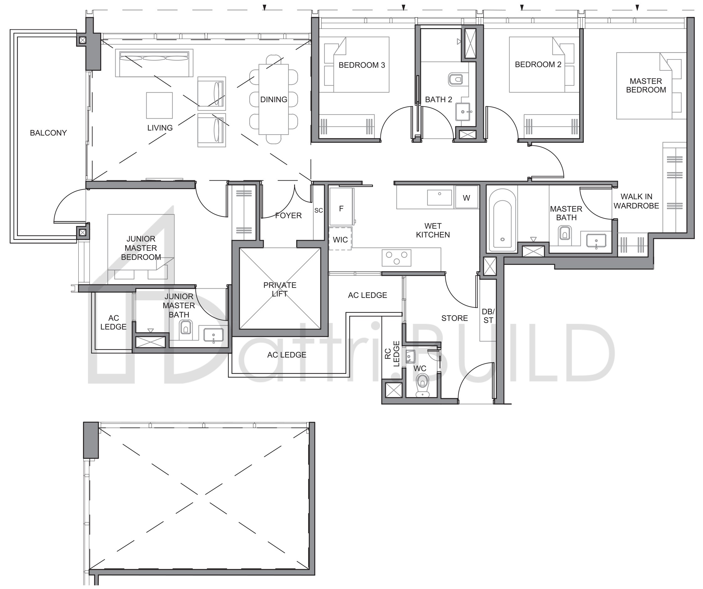 PARC CLEMATIS 4BR-P2H floorplan (watermarked)